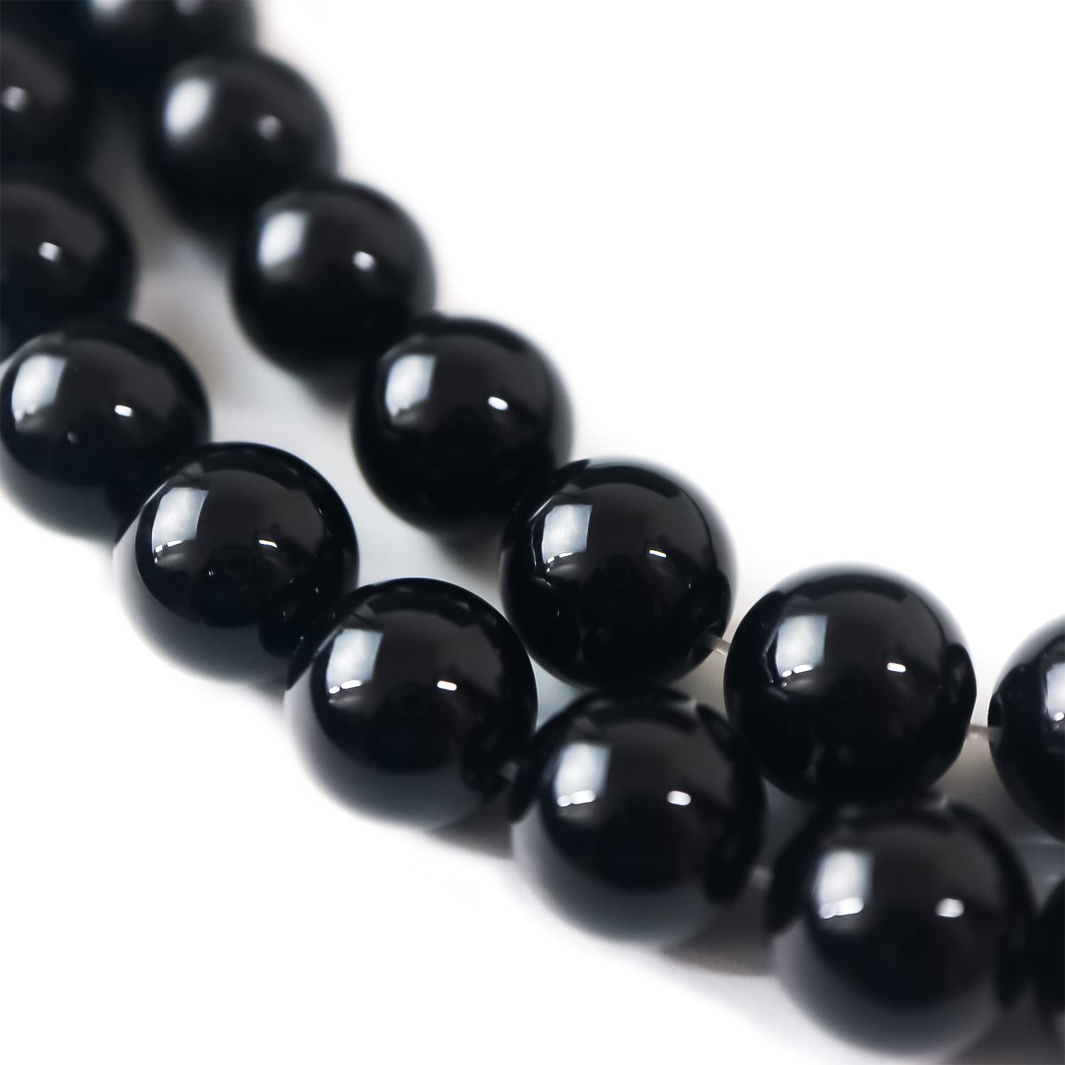 ブラックオニキス/黒瑪瑙/丸/12mm/天然石/一連 | www.qmsbrasil.com.br